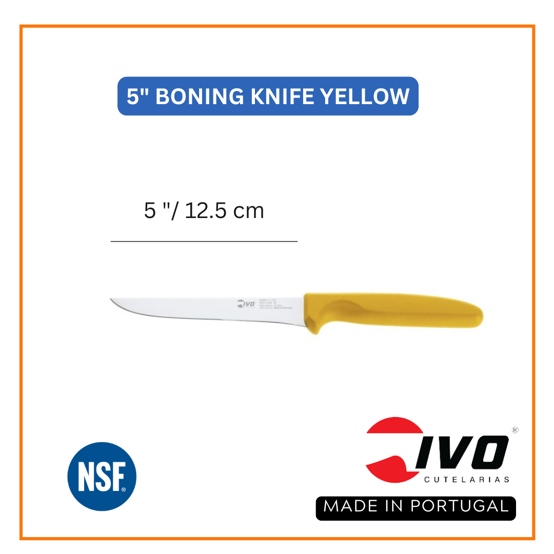 5" Boning Knife Yellow