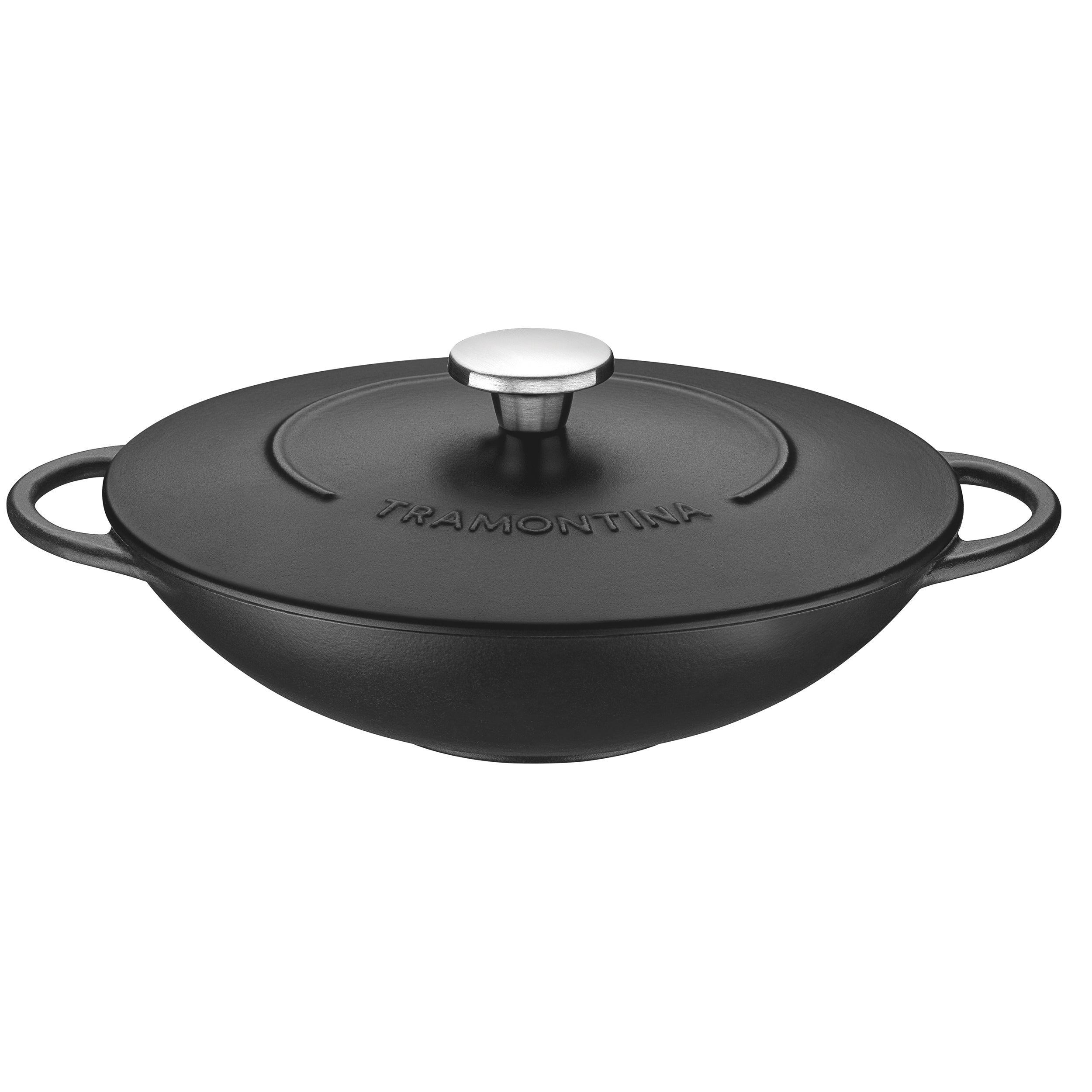 32 cm Cast Iron Wok, 5 L